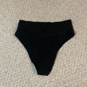 Aerie High Waisted High Cut Cheeky Swim Bottom